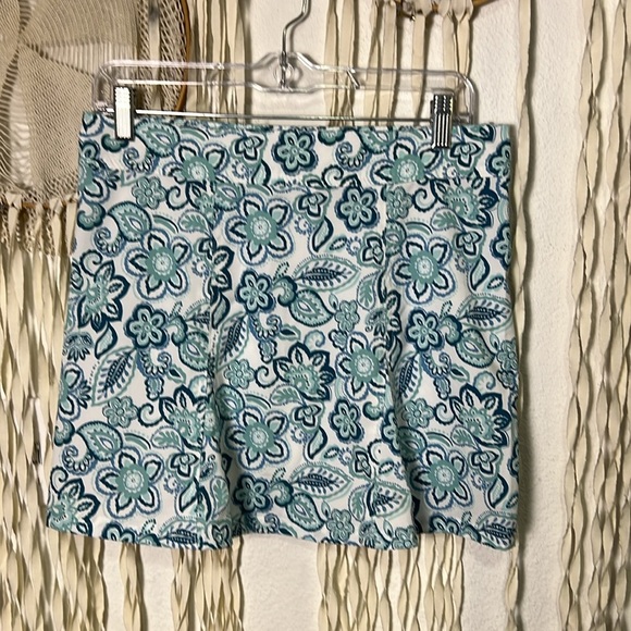 RipSkirt Hawaii Seaglass Floral Print Wrap Skirt Size Small with Pockets - Picture 4 of 11